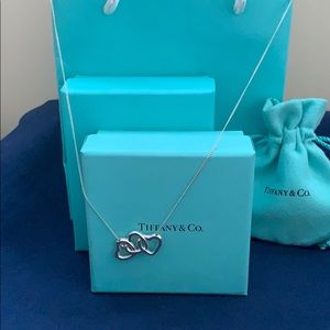 Authentic Tiffany & Co Three heart necklace 💜💜💜